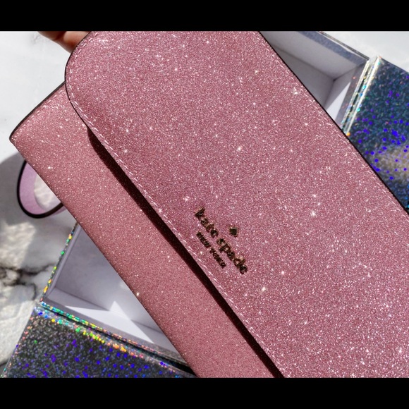 NewInBox-Kate Spade Glitter Wristlet - Picture 6 of 7